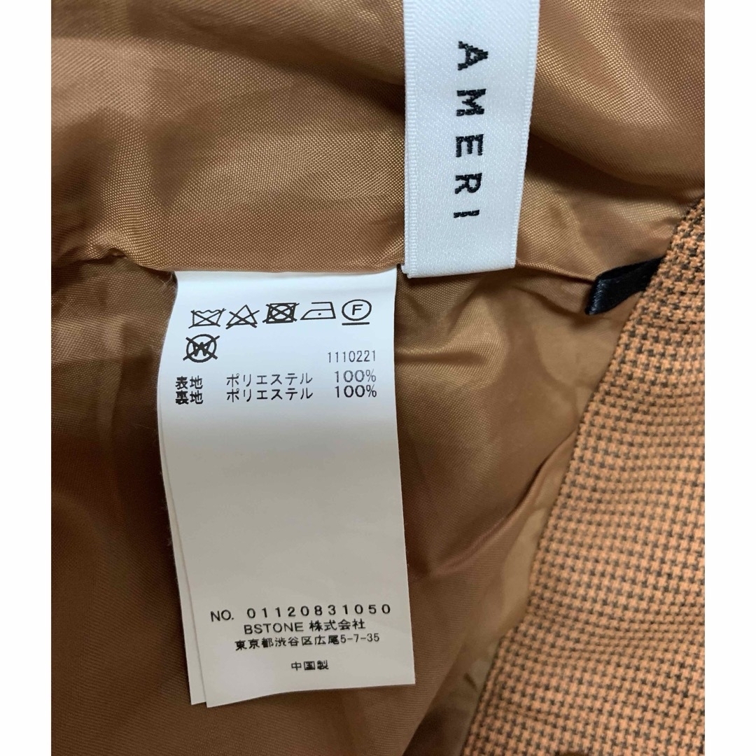 Ameri VINTAGE(アメリヴィンテージ)の美品  AMERI MINI CHECK PANTS 税込17,600円 レディースのパンツ(カジュアルパンツ)の商品写真