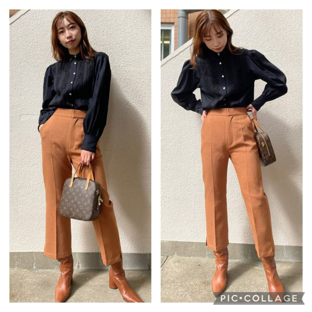 Ameri VINTAGE(アメリヴィンテージ)の美品  AMERI MINI CHECK PANTS 税込17,600円 レディースのパンツ(カジュアルパンツ)の商品写真