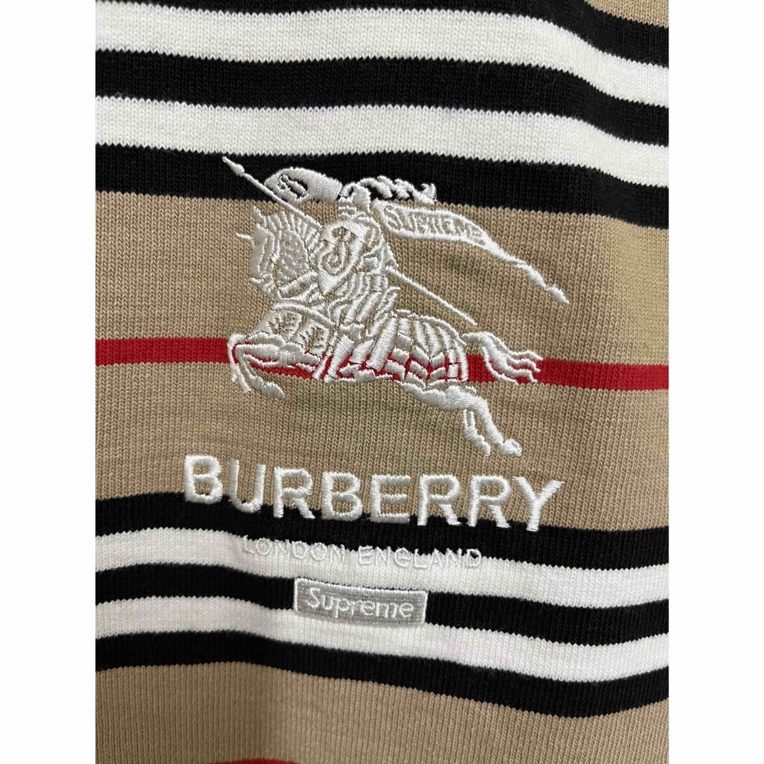 BURBERRY(バーバリー)の Supreme×Burberry ラグビーシャツ Beige 正規品  メンズのトップス(シャツ)の商品写真