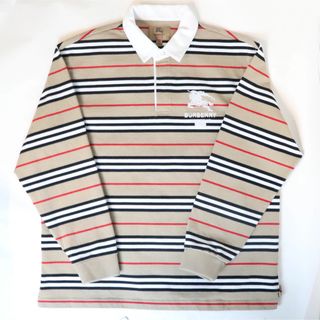 バーバリー(BURBERRY)の Supreme×Burberry ラグビーシャツ Beige 正規品 (シャツ)