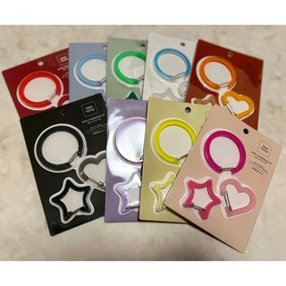 3COINS - スリーコインズ　3COINS 推し活 グッズ　推しカラビナ　３Ｐ　９個セット