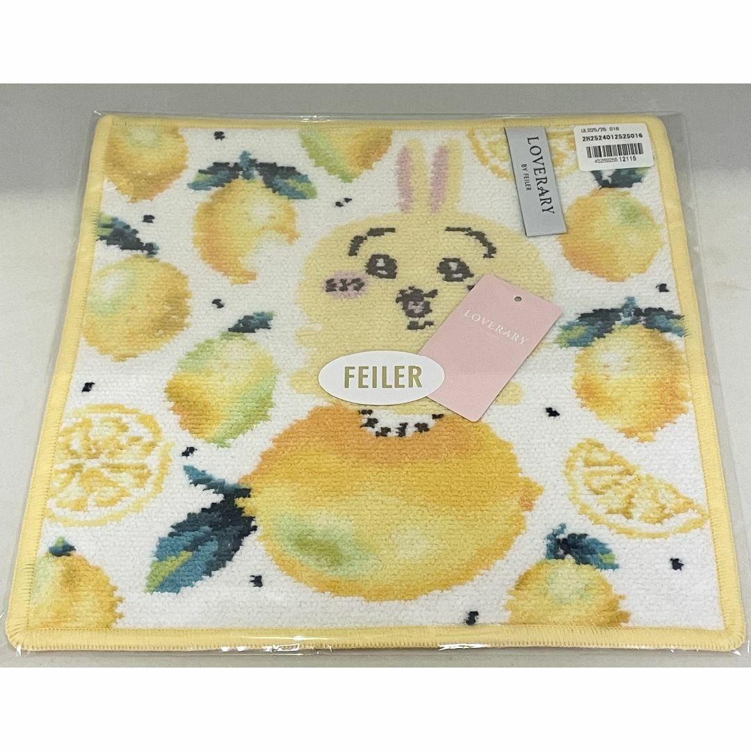 FEILER(フェイラー)のうさぎ レモンドット ハンカチ LOVERARY BY FEILER フェイラー レディースのファッション小物(ハンカチ)の商品写真