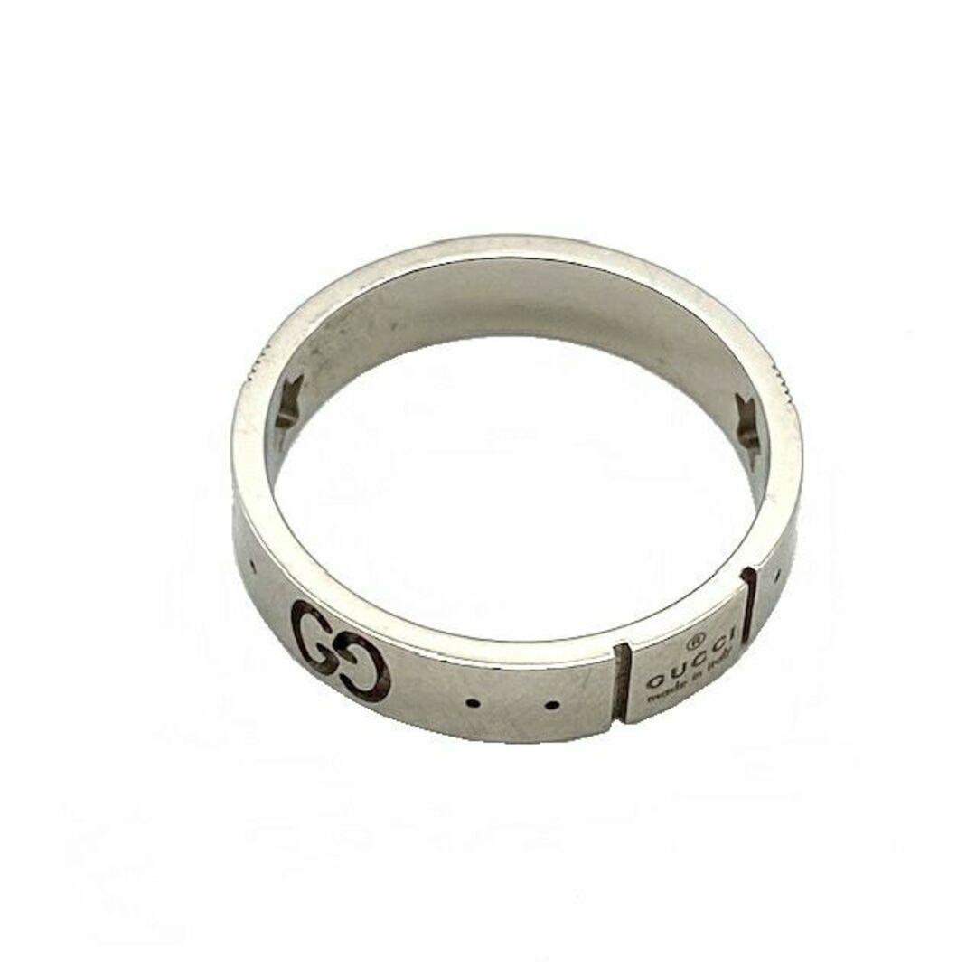 Gucci(グッチ)のGUCCI グッチ スター アイコンリング K18WG ホワイトゴールド 607339 J8502 9000 指輪 アクセサリー レディースのアクセサリー(リング(指輪))の商品写真