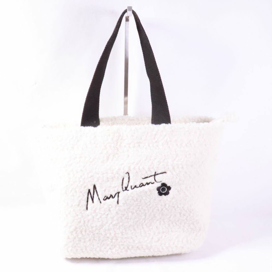 MARY QUANT(マリークワント)のMARY QUANT　マリークワント　トートバッグ　白　マリクワ レディースのバッグ(ハンドバッグ)の商品写真