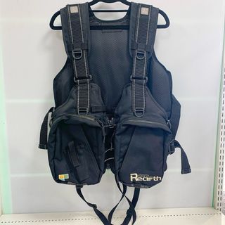 ★★Rearth ライフジャケット　釣り用品 ブラック(その他)