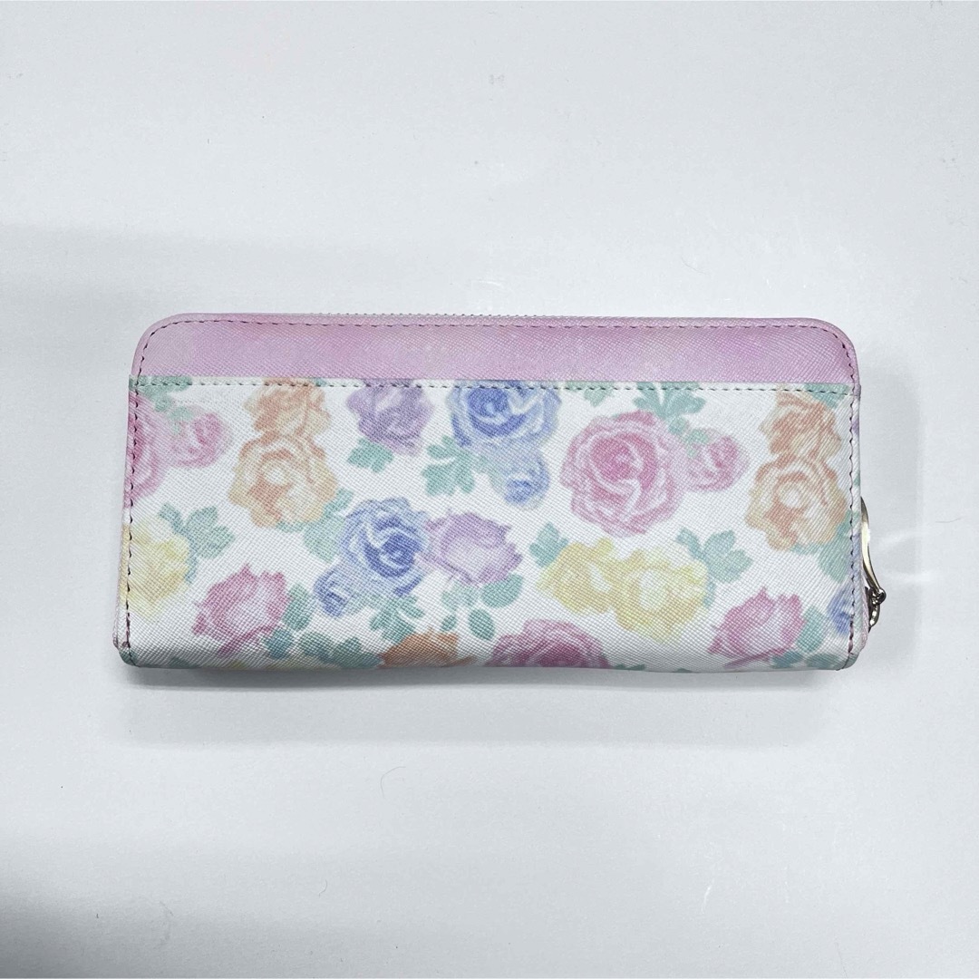 お財布　女の子　ピンク　花柄　レター　デザイン　グラデーション レディースのファッション小物(財布)の商品写真