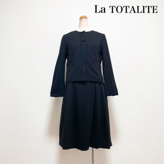 ラトータリテ(La TOTALITE)のLa TOTALITE スカートスーツ 黒 仕事 セレモニー 入学式 卒業式(スーツ)