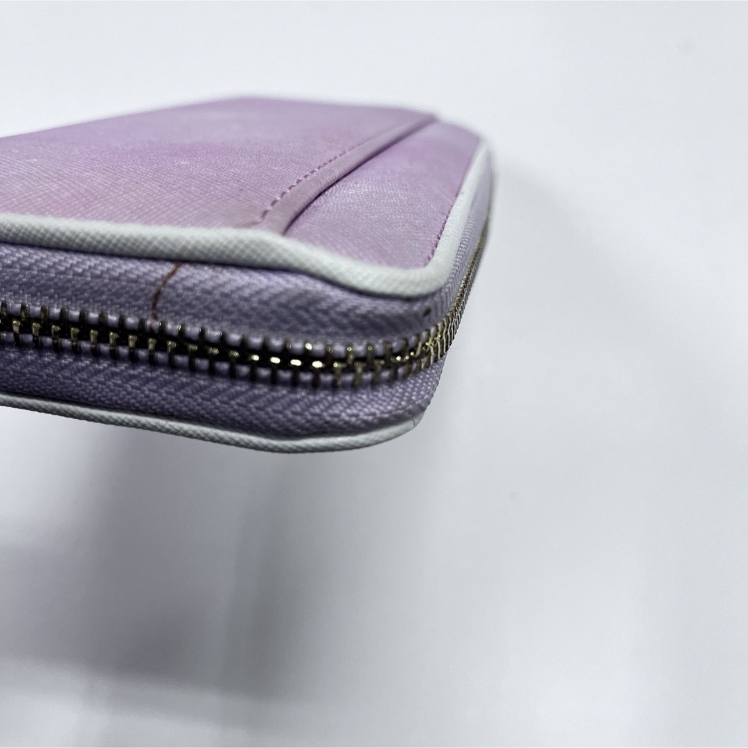 花柄　ピンク　パープル　長財布　お財布　グラデーション　紫　女の子 レディースのファッション小物(財布)の商品写真