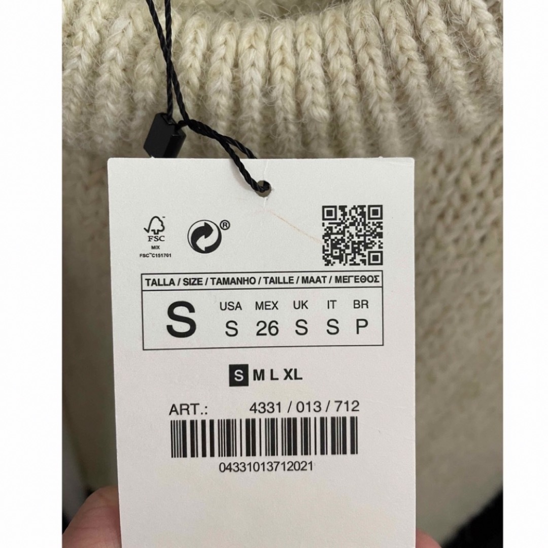 ZARA(ザラ)のzara knit レディースのトップス(ニット/セーター)の商品写真