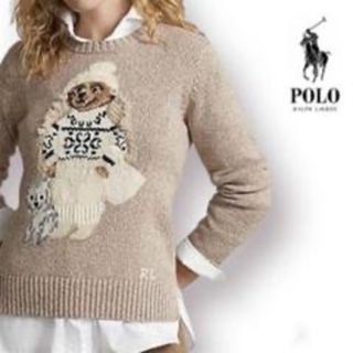 ポロラルフローレン(POLO RALPH LAUREN)の専用品ポロラルフローレン ポロベア ニットセーター カシミヤ混 犬(ニット/セーター)