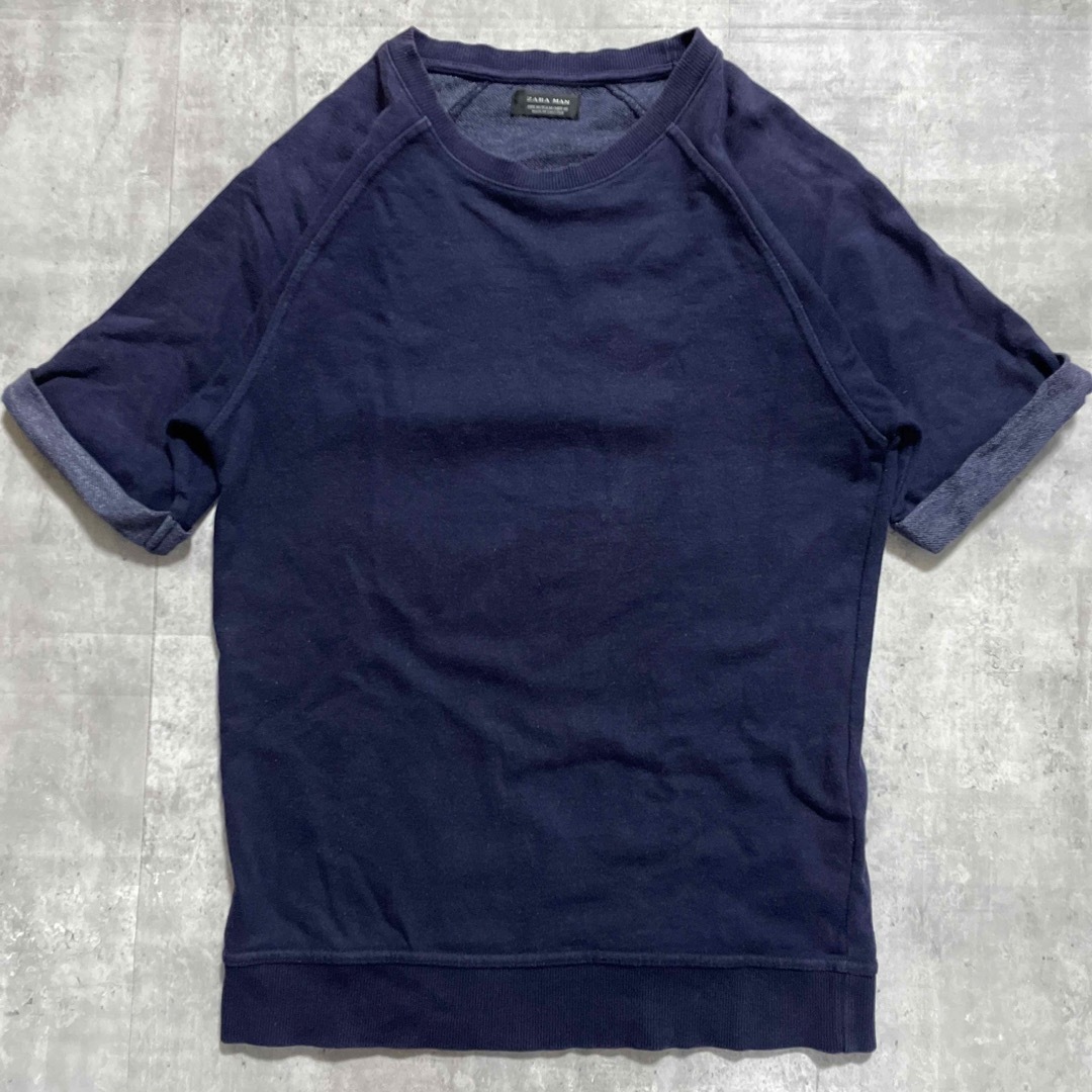 ZARA(ザラ)のZARA MAN スウェット地Tシャツ　Mサイズ メンズのトップス(Tシャツ/カットソー(半袖/袖なし))の商品写真