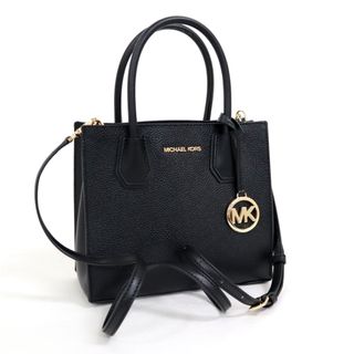 マイケルコース(Michael Kors)の【MICHAEL KORS】マイケルコース 2WAYバッグ MKロゴ レザー ブラック×ゴールド金具 35S1GM9M2L/kr11924kw(ショルダーバッグ)