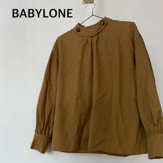 バビロン(BABYLONE)のBABYLONE バビロン　ブラウン系　シャツ　トップス　ブラウス(シャツ/ブラウス(長袖/七分))