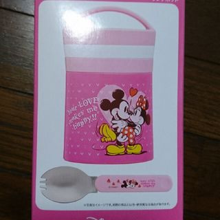 ディズニー(Disney)のディズニー　ピンク　スープ　ランチポット(弁当用品)