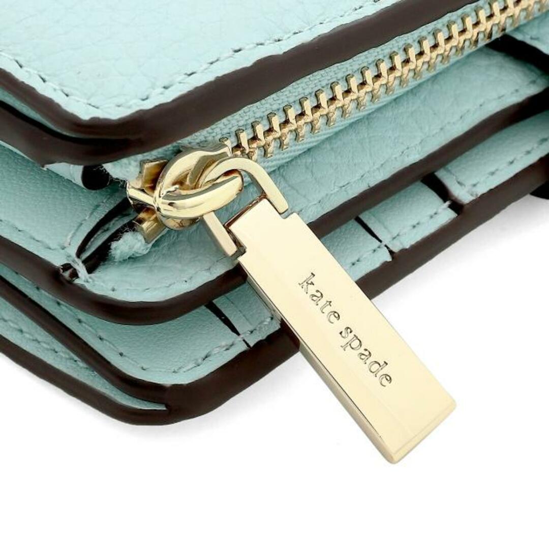 新品 ケイトスペード kate spade 2つ折り財布 ミディアム コンパクト バイフォールド ウォレット ミューテッドブルー 新品 ケイトスペード kate spade 2つ折り財布 ミディアム コンパクト バイフォールド ウォレット ミューテッドブルー