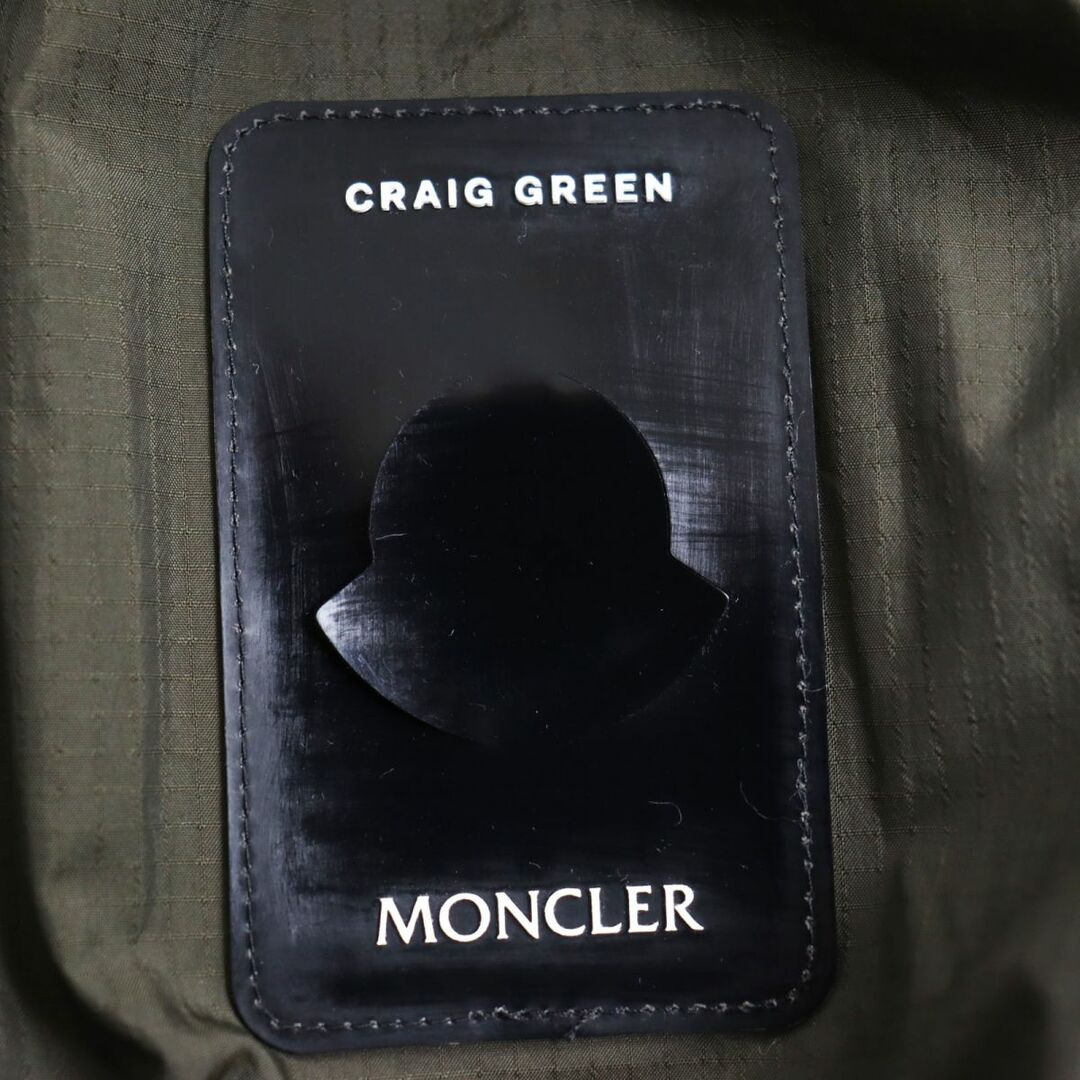 MONCLER(モンクレール)の未使用品●2021年製 モンクレールジーニアス 5×CRAIG GREEN/クレイグ・グリーン CORT GIUBBOTTO ナイロンジップパーカー カーキ 4 正規品 メンズのジャケット/アウター(ナイロンジャケット)の商品写真