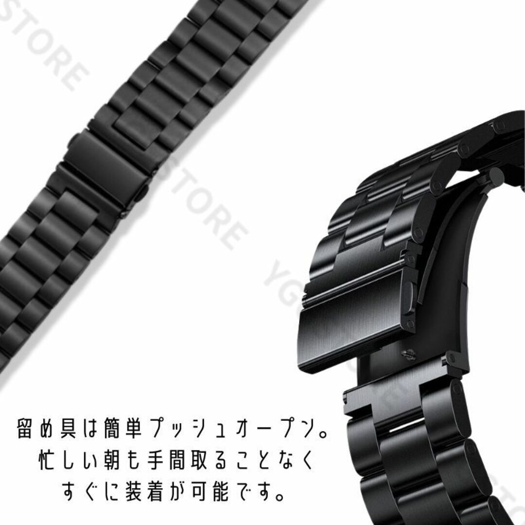 Xiaomi(シャオミ)のRedmi Watch 3 Active ステンレス バンド カバー セット 銀 メンズの時計(金属ベルト)の商品写真