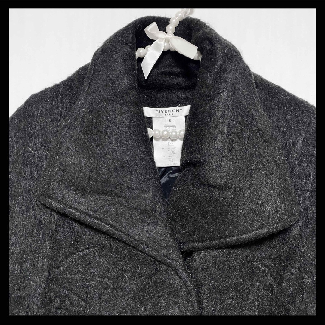 GIVENCHY(ジバンシィ)のGIVENCHY ジバンシー ウール コート Black レディースのジャケット/アウター(その他)の商品写真
