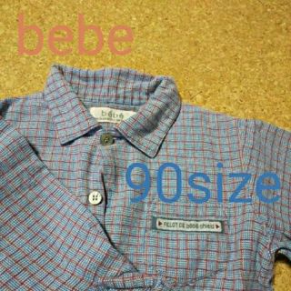 ベベ(BeBe)のベベ   Kids   ネルシャツ９０size(ブラウス)