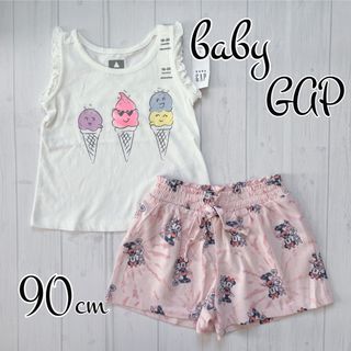 ベビーギャップ(babyGAP)の★baby GAP★  新品  トップス＆パンツセット  90(Tシャツ/カットソー)