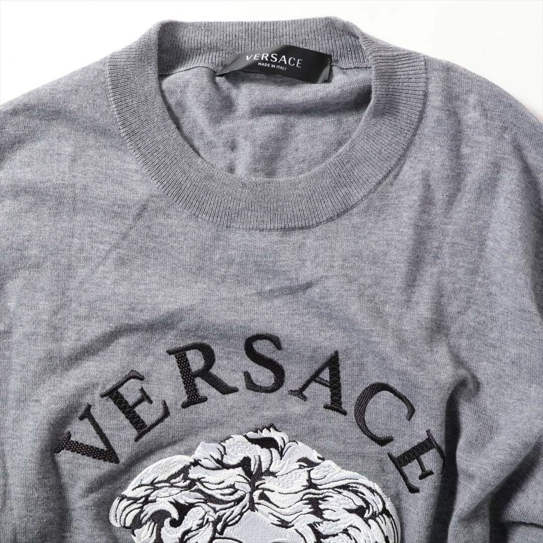 VERSACE(ヴェルサーチ)のヴェルサーチ メデューサ コットン×ウール 48 グレー メンズ その他ト メンズのトップス(その他)の商品写真