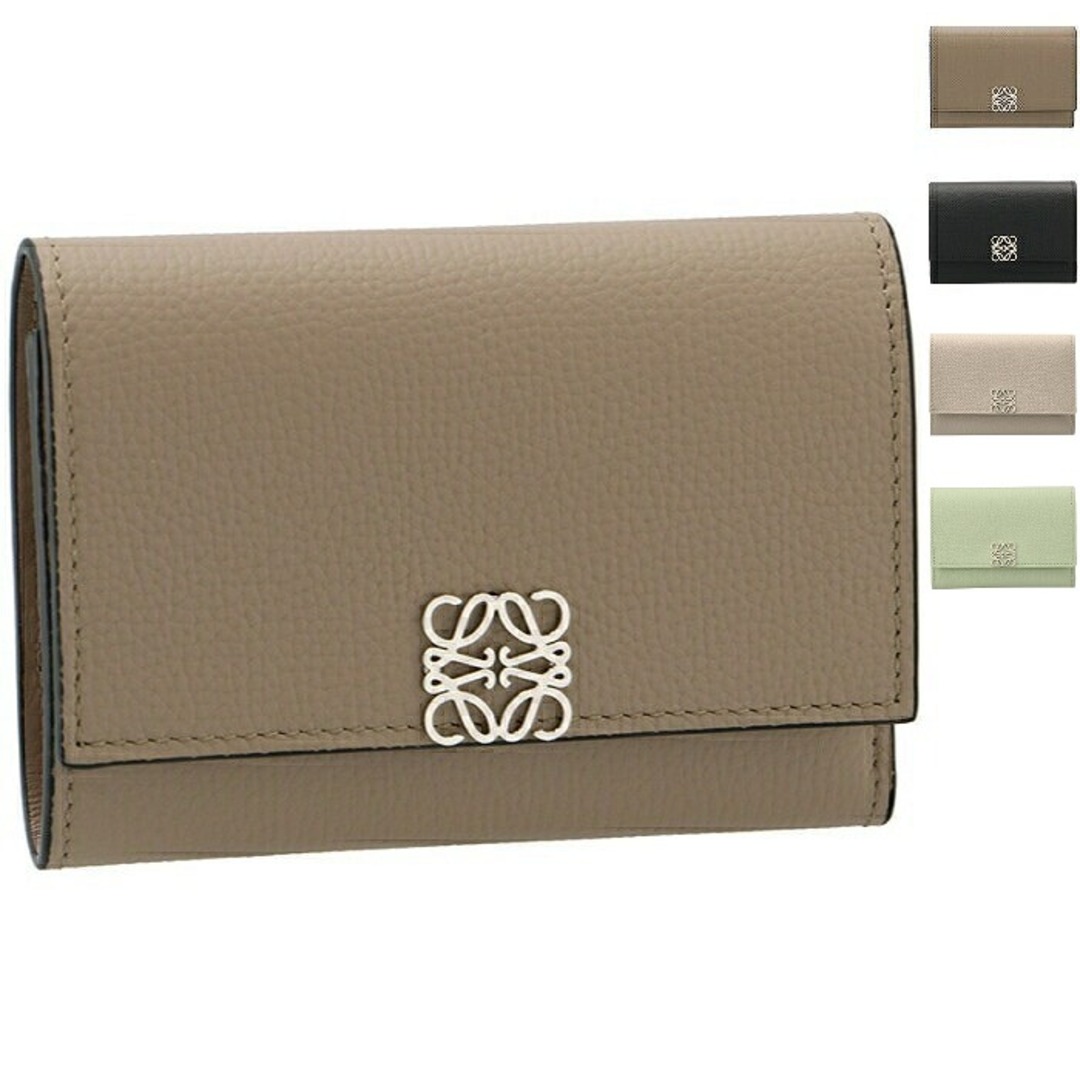 LOEWE - ロエベ LOEWE 財布 三つ折り ミニ財布 アナグラム LOEWE - ロエベ LOEWE 財布 三つ折り ミニ財布 アナグラム