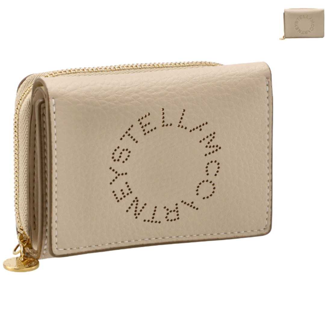 Stella McCartney(ステラマッカートニー)のステラマッカートニー STELLA MCCARTNEY 財布 三つ折り ステラロゴ フレンチウォレット ミニ財布 小銭入れ 三つ折り財布 2024年春夏新作 7P0048 WP0234  レディースのファッション小物(財布)の商品写真