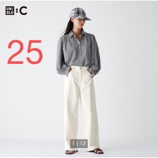 ユニクロ(UNIQLO)の【新品】ユニクロ:C ワイドストレートジーンズ(デニム/ジーンズ)