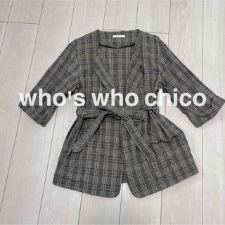 who's who Chico - who's who chico テーラードジャケット　チェック