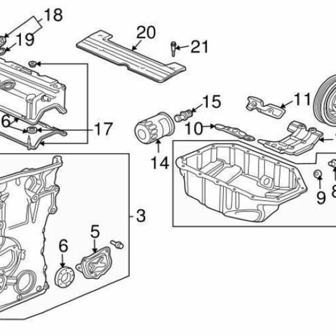 ホンダ(ホンダ)のホンダ オーリング ×1 アコード O-RING CHAIN CASE K20A 自動車/バイクの自動車(車種別パーツ)の商品写真