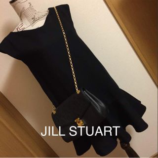 ジルスチュアート(JILLSTUART)の新品♡ジルスチュアート♡裾ペプラムワンピース(ミニワンピース)