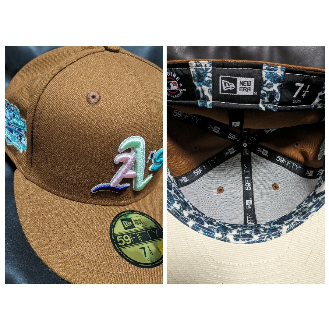 NEW ERA(ニューエラー)の新品　NEW ERA 59FIFTY OAKLAND ATHLETICS MLB メンズの帽子(キャップ)の商品写真