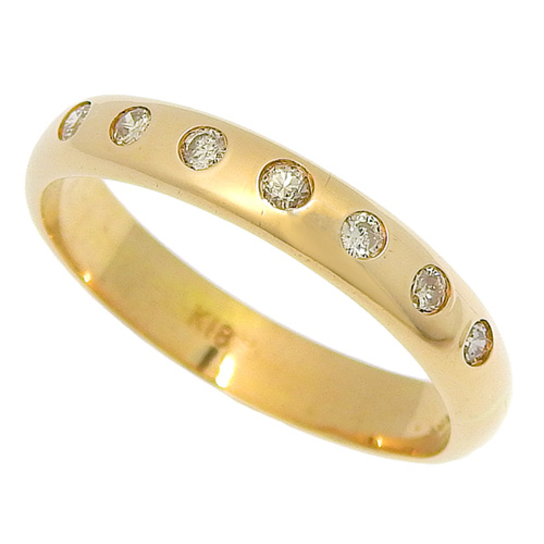 ダイヤ リングリング・指輪 アクセサリー ジュエリー 7PD 7粒ダイヤ K18 イエローゴールド YG ゴールド金 レディース 16(56)号 40802073384【中古】【アラモード】 レディースのアクセサリー(リング(指輪))の商品写真