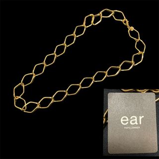 イアパピヨネ(ear PAPILLONNER)の新品同様■ear PAPILLONNER■チェーン ネックレス ゴールド(ネックレス)