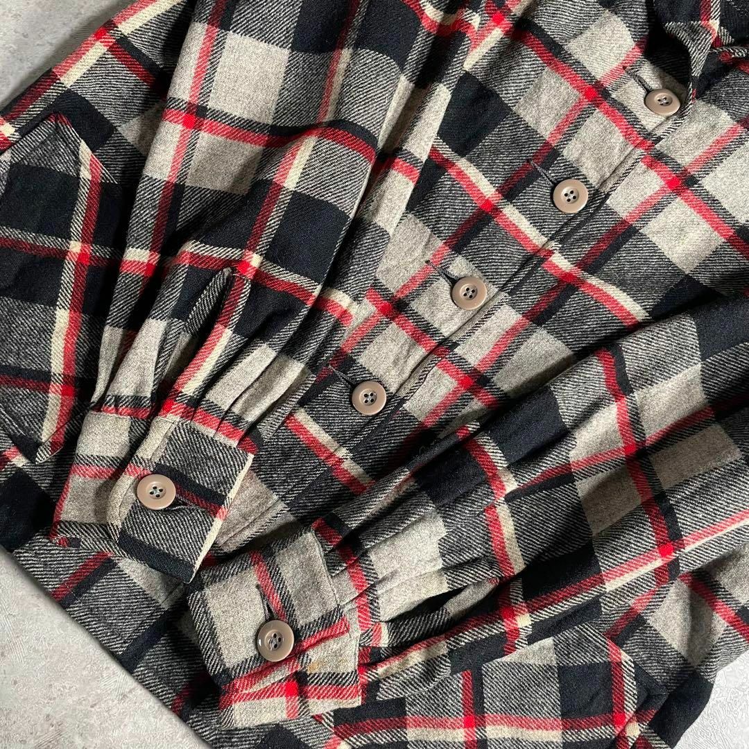 PENDLETON(ペンドルトン)の40s ヴィンテージ PENDLETON 開襟シャツジャケット タータンチェック レディースのトップス(シャツ/ブラウス(長袖/七分))の商品写真