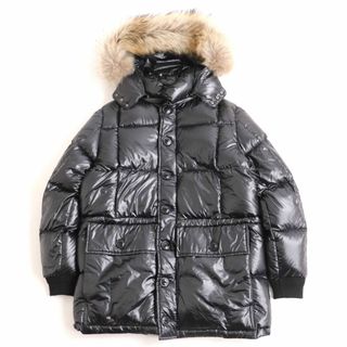 タトラス(TATRAS)の極美品◆19-20AW タトラス ACONITO アコーニト MTK19A4138 ラクーンファー付 WZIP ダウンコート/ジャケット 黒 04 180/100A メンズ 正規品(ダウンジャケット)