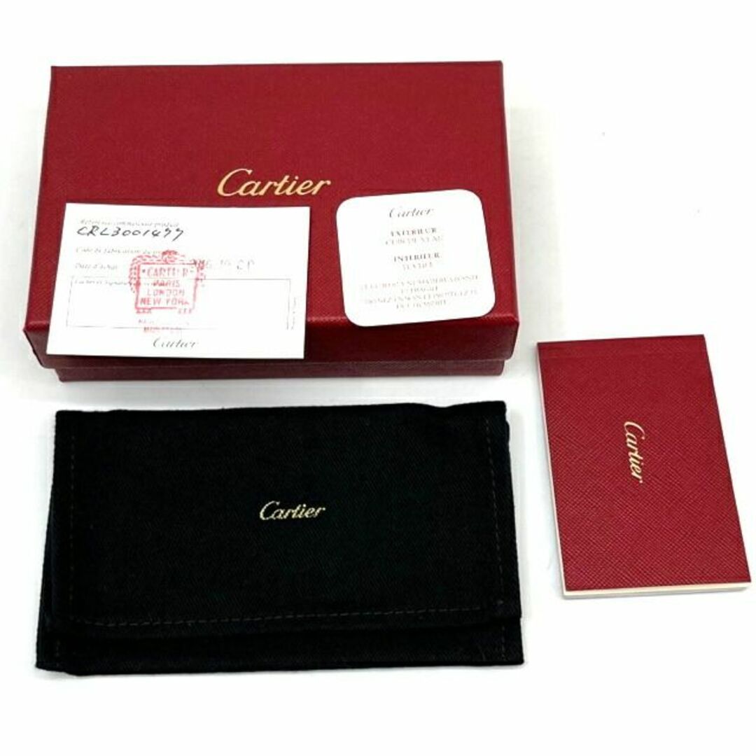 Cartier(カルティエ)のCartier　カルティエ　カードケース　ハッピーバースデー　パスケース　パテント　エナメル　レディース　定期入れ　ピンク レディースのファッション小物(名刺入れ/定期入れ)の商品写真