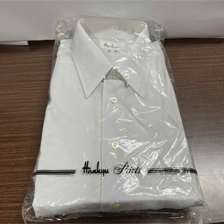 メンズ　ワイシャツ　Mサイズ　ホワイト　阪急(シャツ)