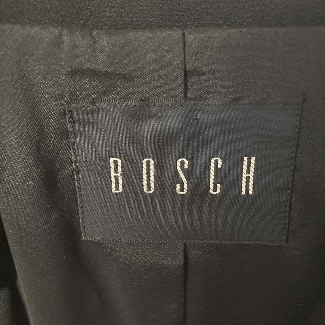 BOSCH(ボッシュ)の【美品】BOSCH ボッシュ パンツスーツ 黒 M 日本製 レディースのフォーマル/ドレス(スーツ)の商品写真