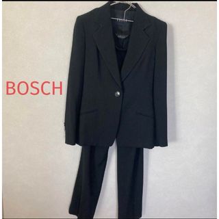 ボッシュ(BOSCH)の【美品】BOSCH ボッシュ パンツスーツ 黒 M 日本製(スーツ)