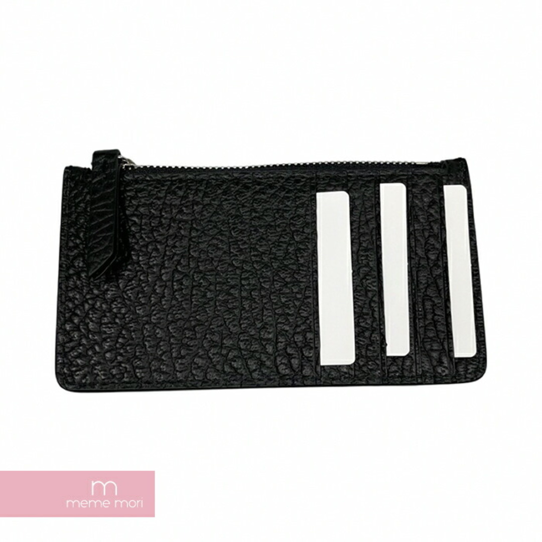 Maison Martin Margiela(マルタンマルジェラ)のMaison Margiela 2024SS 11 Card Holder & Coin Case Mini Wallet Fragment Case S56UI0143 メゾンマルジェラ 11 カードホルダー＆コインケース ミニ財布 フラグメントケース レザー ブラック 【240226】【新古品】【me04】 レディースのファッション小物(名刺入れ/定期入れ)の商品写真