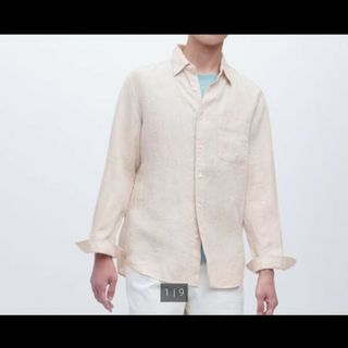 ユニクロ(UNIQLO)の新品未使用　プレミアムリネン　シャツ(シャツ)