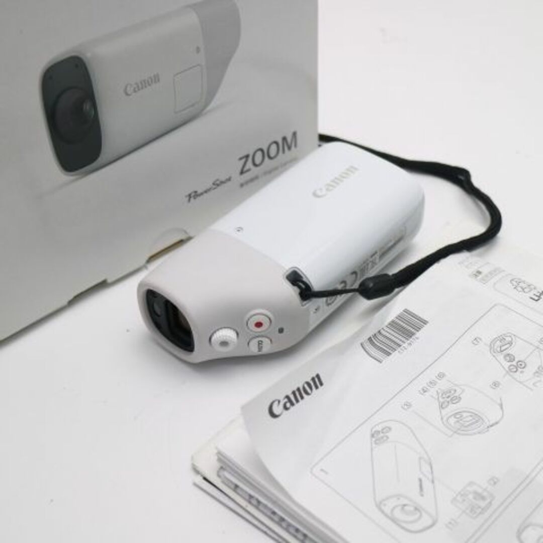 Canon(キヤノン)のPowerShot ZOOM  ホワイト M111 スマホ/家電/カメラのカメラ(コンパクトデジタルカメラ)の商品写真