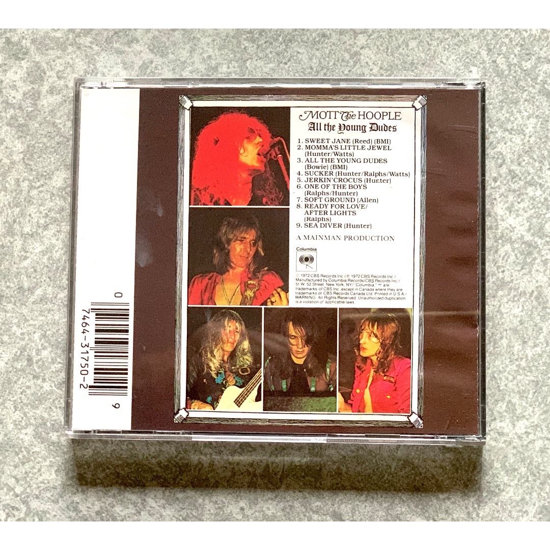 【輸入盤CD】モット・ザ・フープル★All the Young Dudes エンタメ/ホビーのCD(ポップス/ロック(洋楽))の商品写真