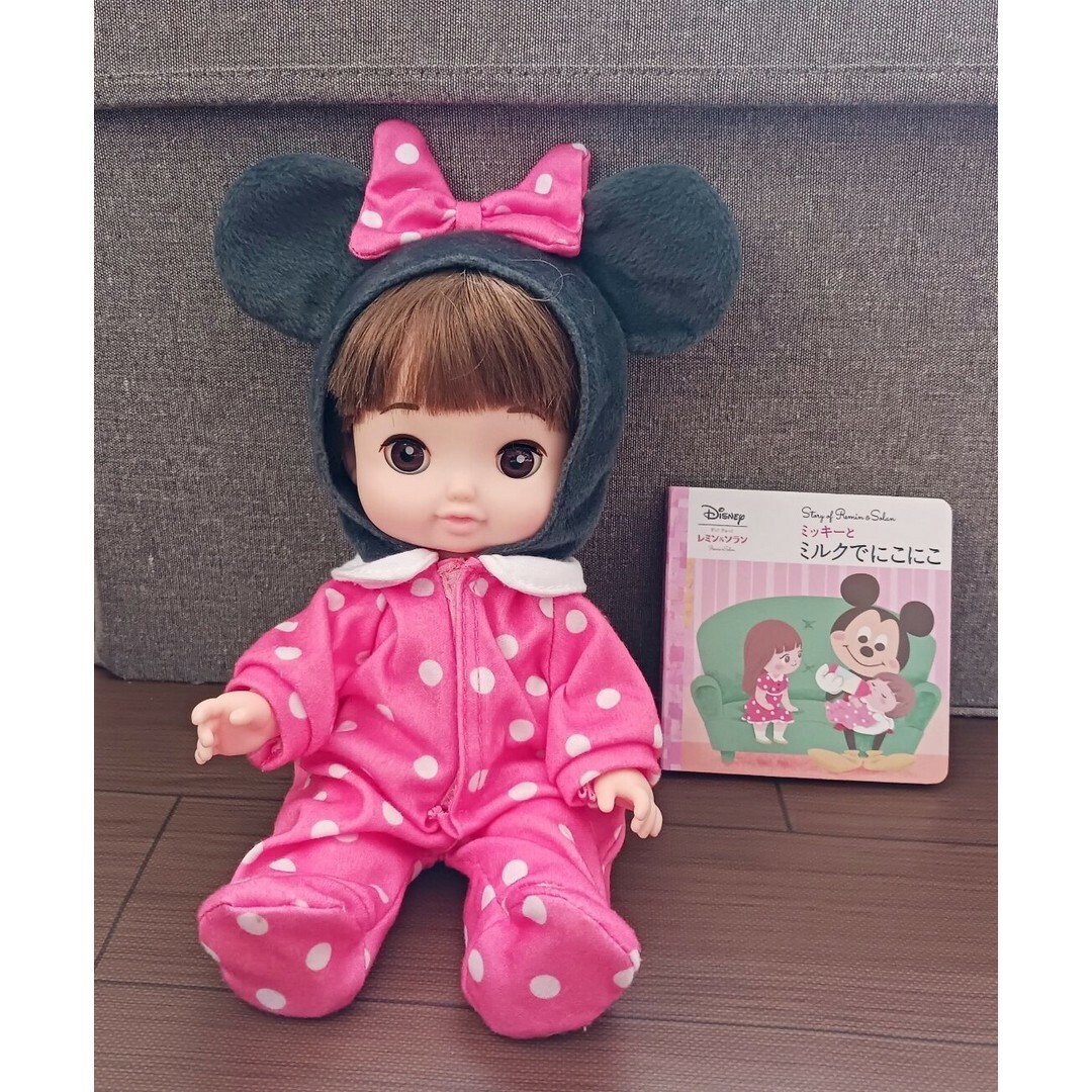 Disney(ディズニー)のディズニー　レミンちゃん・絵本セット キッズ/ベビー/マタニティのおもちゃ(ぬいぐるみ/人形)の商品写真