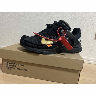 ナイキ(NIKE)のOff-White × Nike Air Presto "Black" 27㎝(スニーカー)