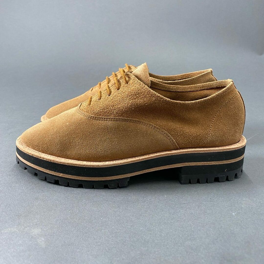 repetto(レペット)の1b29 《美品》 定価￥68,200 repetto レペット GORDON スエードレザー レースアップシューズ 36 キャメル 厚底 ポルトガル製 レディースの靴/シューズ(ローファー/革靴)の商品写真