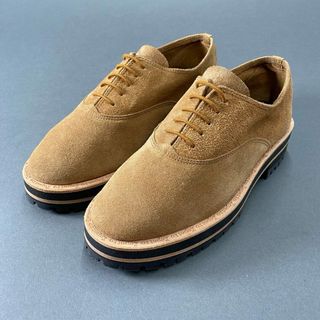 1b29 《美品》 定価￥68,200 repetto レペット GORDON スエードレザー レースアップシューズ 36 キャメル 厚底 ポルトガル製