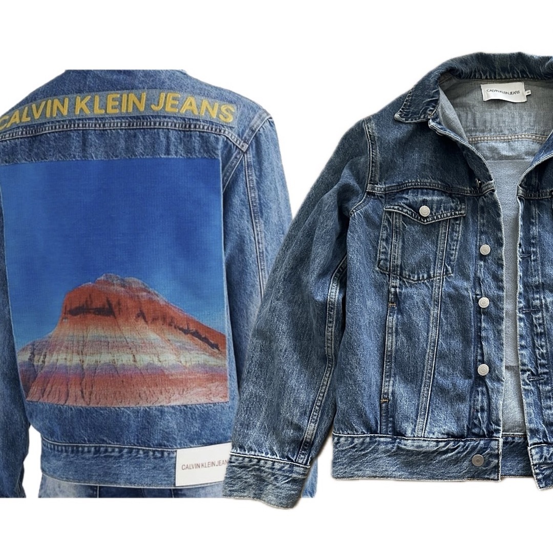 Calvin Klein(カルバンクライン)のセール中！CALVIN KLEIN JEANS デニムジャケット メンズのジャケット/アウター(Gジャン/デニムジャケット)の商品写真