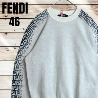 フェンディ(FENDI)の23SS【超人気モデル】FENDI フェンディ ズッカ かすれデザイン ニット(ニット/セーター)